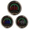 Compact Round Shaped Voltages & Capacity Meter User Friendly Circular Voltages & Battery Meter ABS for Office & Factory