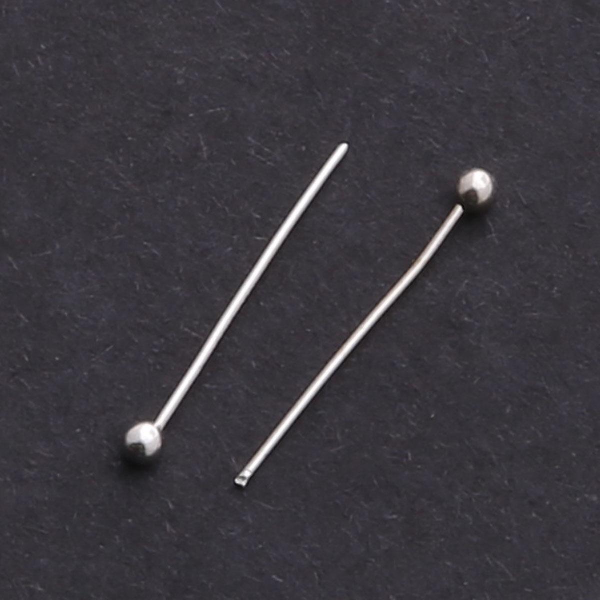 

16мм Головки-піни Кульки Голки Матеріали для виготовлення ювелірних виробів DIY Аксесуари Намисто Браслет Сережки 16MM 1000pcs срібний