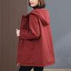 Women's Fashionable Fleece-Lined Parka: Thickened Cotton Jacket - 2024 Winter Outerwear, Loose Fit, Casual Style for Moms.