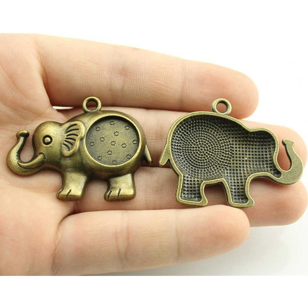 Fit Round 16mm Glass Cabochon Base Setting Tray Accessories Parts Men's Jewellery Bulk Original Cheapest Items