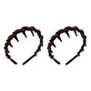 Women Headband Vintage High Cranium Artificial Pearl Hairband Rhinestones Hair Accessories Sweet Fashion Anti-Slip Hairbands