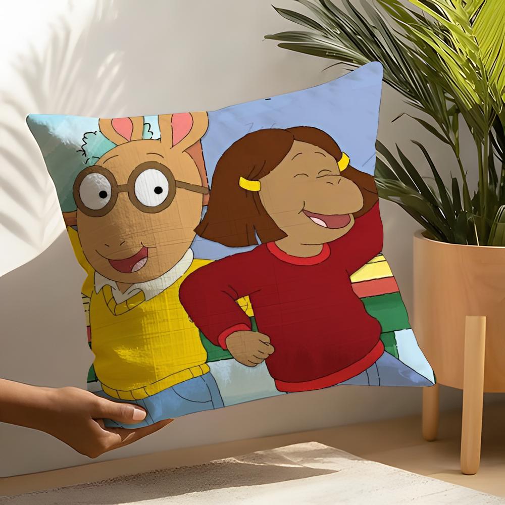 Arthur Pillow Case Linen Cushion Covers For Decorative Sofa Home Pillows Case Car Chair Pillows Cases
