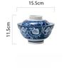 1pc Kitchen Utensil Accessories with Lid Round Bowl Household Japanese Ceramic Lid Bowl Suitable for Restaurant Household Use