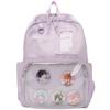 Zaino di Grande Capacità Versatile per il Campus Borsa Trasparente per Dolori Zaino Casual Multi-strato da Viaggio Stile College Borsa da Scuola