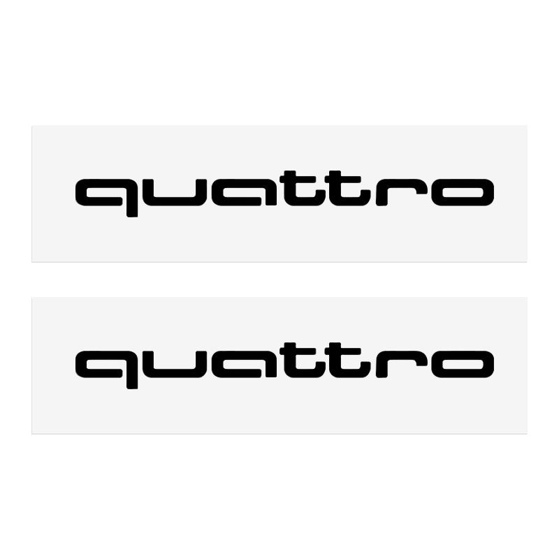 For Audi Sline quattro RS A4 B5 B6 A3 A5 A6 C6 C5 A1 A7 A8 Q2 Q3 Car Body Window Trunk Decoration Stickers Auto Accessories