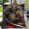 1pc Nine-Tailed Fox Flannel BlanketSoftWarmLightweightUsed for Sofa, Bedroom, Living Room, Bed Couch ChairAdult Gifts for Family