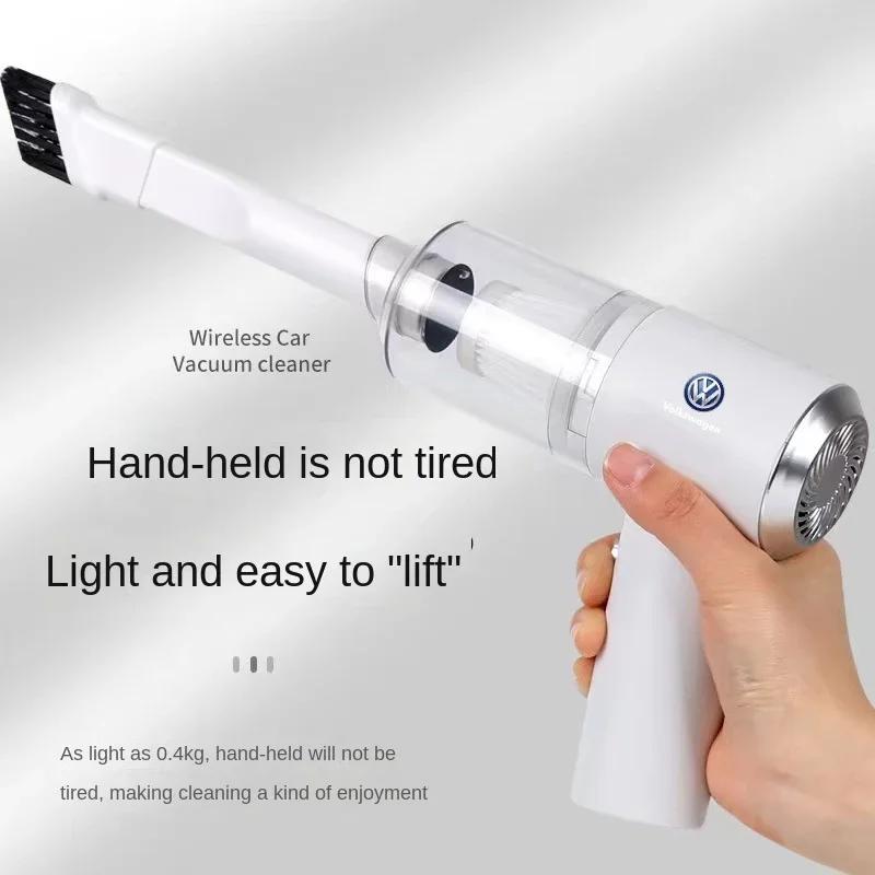 For Volkswagen Car Vacuum Cleaner Wireless Handheld Portable Cordless Cleaner For Volkswagen Golf-5 7 Bora Jetta POLO MK4 MK6 Bo