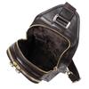 Shoulder Bag Antique Leather Black [Aniari] 01-07004