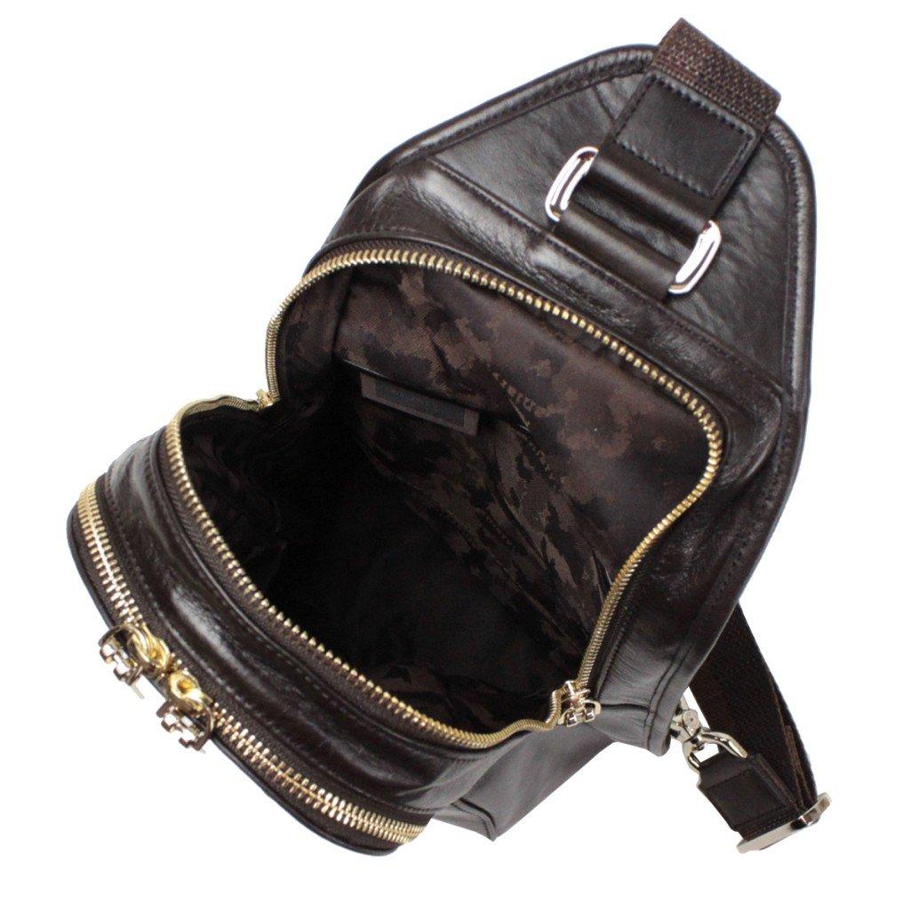 Shoulder Bag Antique Leather Black [Aniari] 01-07004