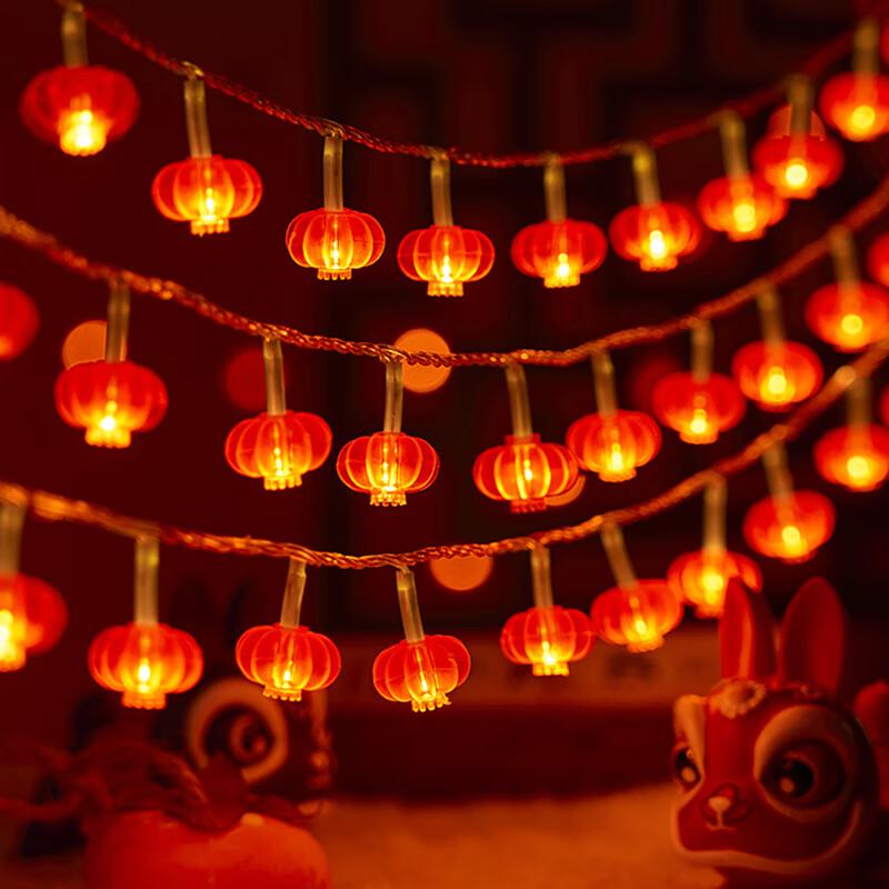 Chinese New Year Red Lantern LED String Lights
