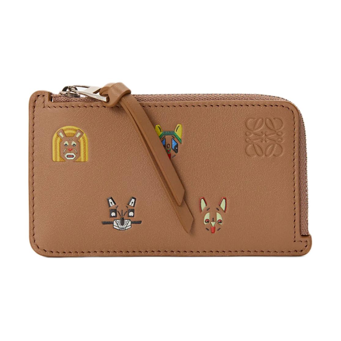 

Loewe Шкіряний тримач для карток з принтом Кішки Anagram Жіночі аксесуари Мокко C643Z40XAH-9579 Box(Basic Set+Box)