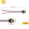 Wire Pigtail Female S H11 Two Harness for Fog Light Bulb Repair Socket Plug Lamp Fit Connector Plug H11 PGJ19-2