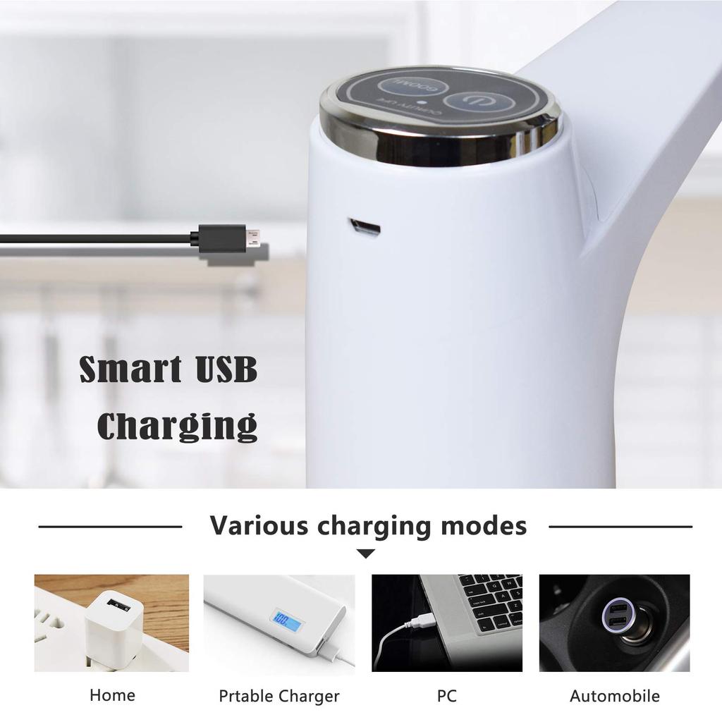 Portable USB Charging Water Pump Drinker 2 modes Eco-boo Portable Bottle Water Dispenser For Home Office Camping