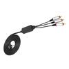 Video Cable, 1.5M ABS Component TV AV Cord   Video Cable Component Cord Replacement for 2000 3000