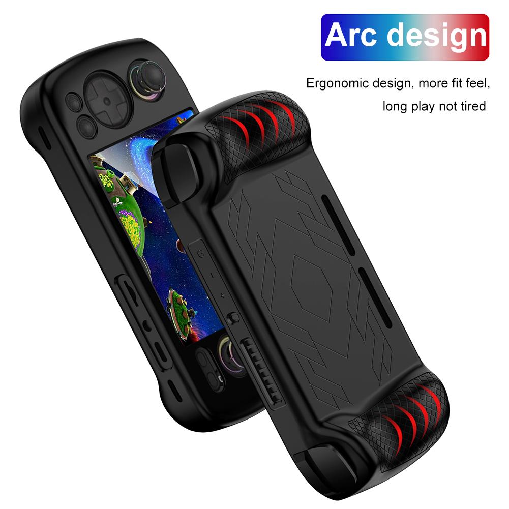 Silicone Case Protective Cover Shockproof Soft Skin Cover Case Anti-Scratch Protector Cover for ANBERNIC RG 406H Game Console