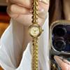 Round Small Dial Student Chain Simple Temperament Medieval Watch, Fashionable And Exquisite High-End Quartz Watch
