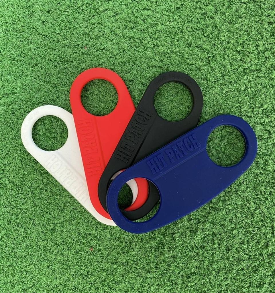 Generic Hit Patch HITPATCH Left and Right Finger Grip Softball Hardball Baseball Golf Shock Absorption Batting Swing S Black,