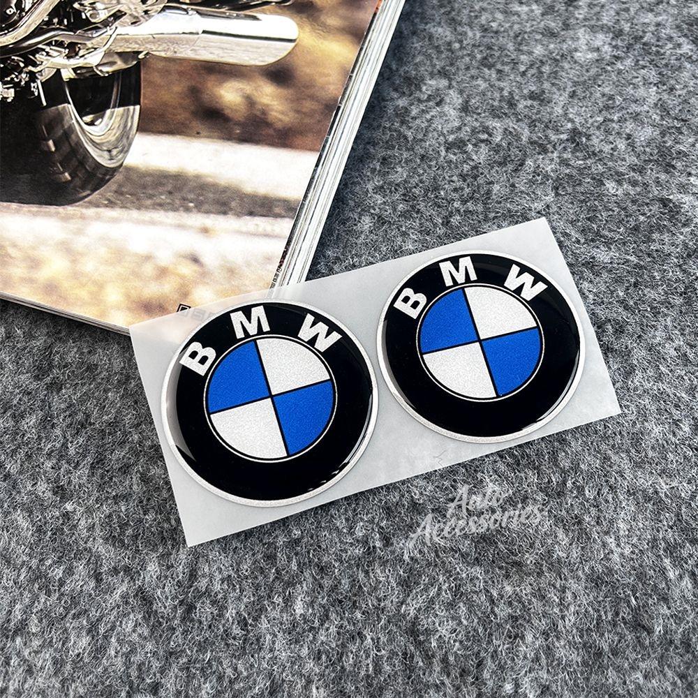 2pcs Car Badge 3D Stickers Soft Adhesive Multi-size Optional Motorcycle Waterproof Decals For BMW 50th Anniversary X1 X3 X5 X7 ydbn48
