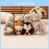 Portachiavi Animale Peluche Adorabile Giocattolo Morbido Per Regalo di Compleanno Con Carino Design Husky