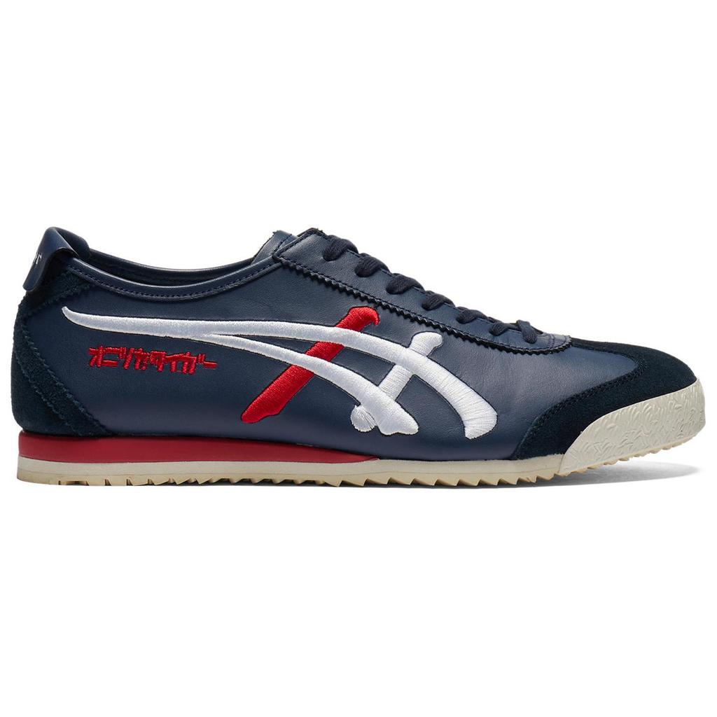 Onitsuka Tiger Mexico 66 Nm Comfortable Soft Non-Slip Wear-Resistant Low-Top Casual Shoes Unisex sneaker Blue White 1183C320-400
