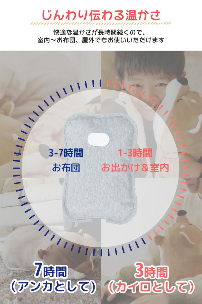 Heat Storage Hot Water Bottle Plush Hot Water Soft to the Keeps Warm for Up to 7 Hot Water Bottle for Dogs and Cold Includes Warmer and Hot Water