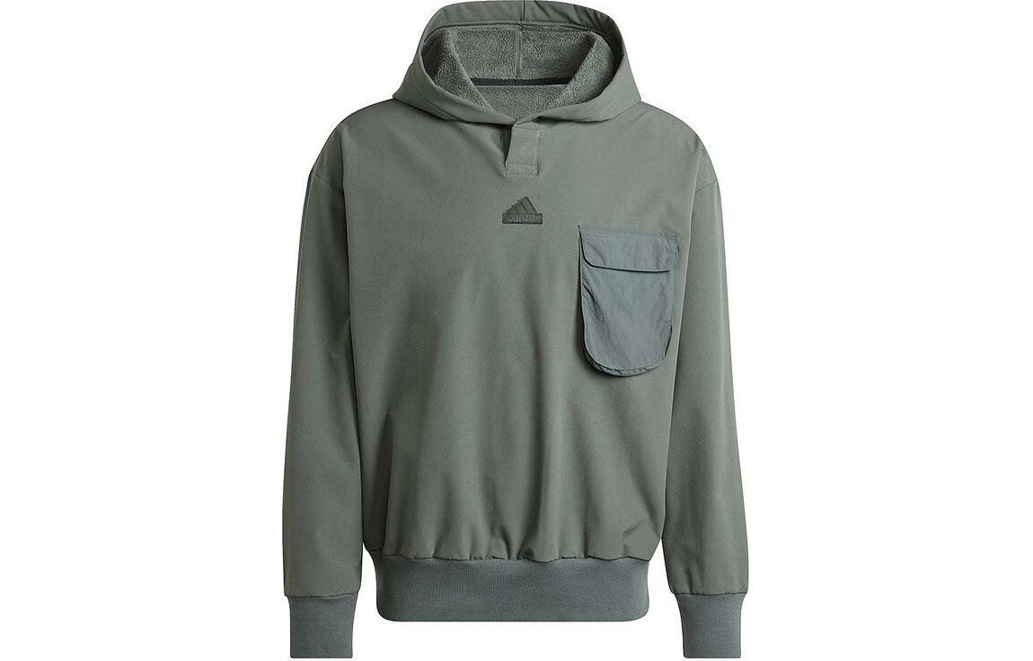 Adidas Sweatshirt Men s Gray Green IR5182 S