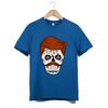 Tag der Toten T-Shirt Unisex Hipster Zucker Schädel Schnurrbart Kunst Grafik Geschenk T-Shirt