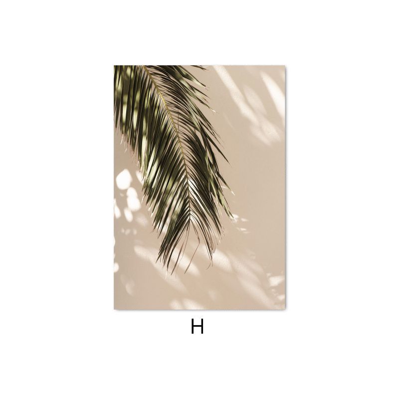 Mediterranean Sea Building Poster Coconut Tree Spain Village Landscape Wall Art Canvas Painting Nordic Picture Room Home Decor