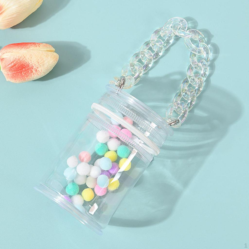 Doll Carrying Bag Outing Hanging Backpack Decor Clear PVC Keychain Charms Cute Figure