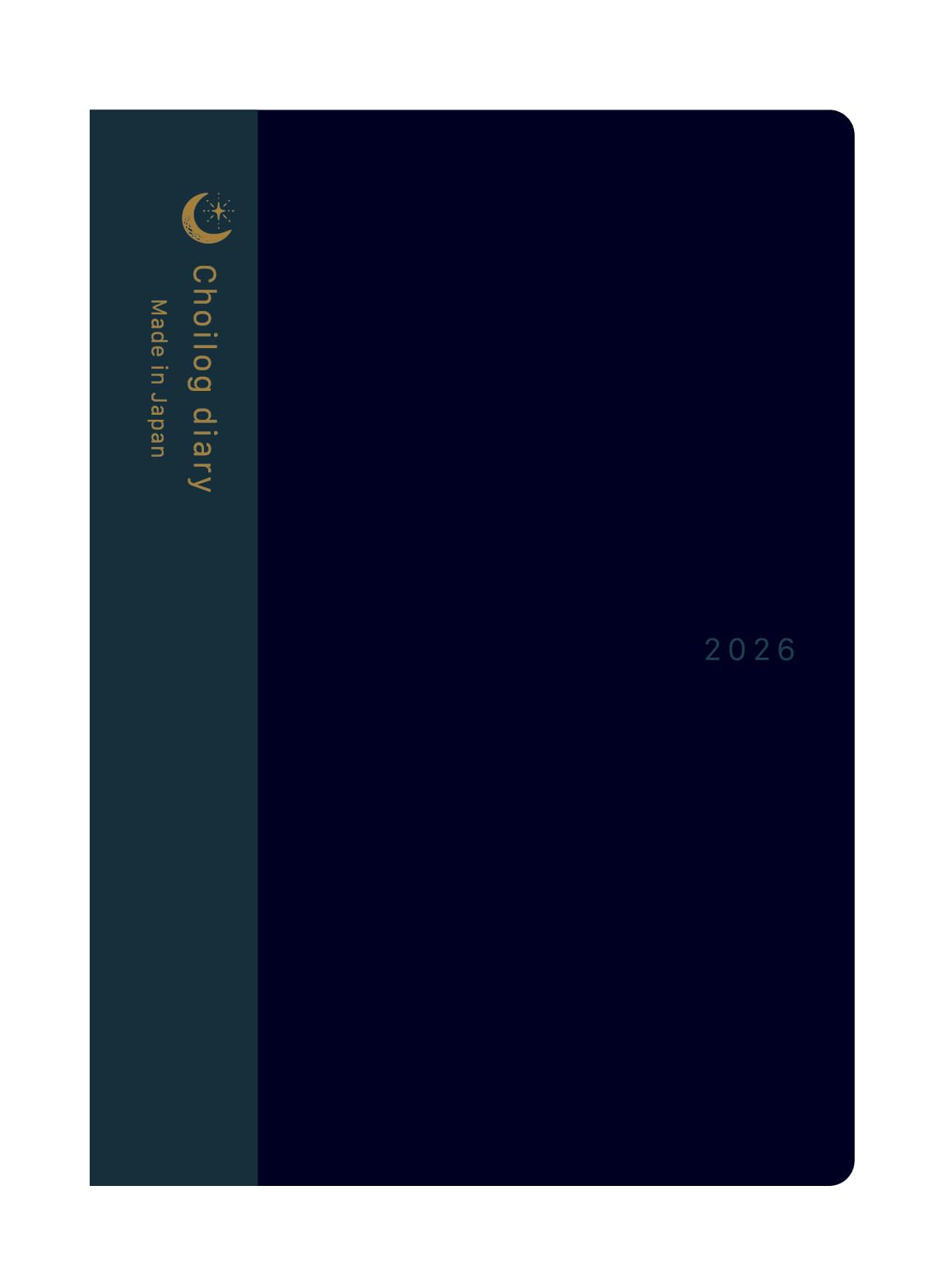 

Raymay Fujii 2026 Choi Log December Start Planner, Diary, Monthly/Daily, B7, Black, RFD26112B, 2025, чёрный