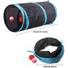 21 Pcs Cat Toys for Indoor Cats Collapsible Cat Tunnel Interactive Feather Teaser Wand Ball Toy for Kitten Cats