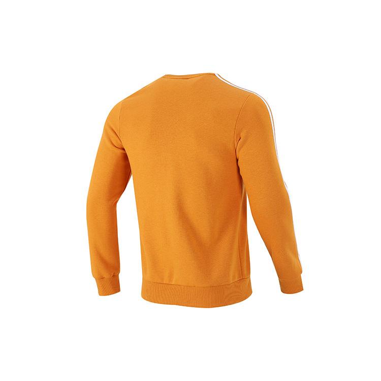 adidas Sweatshirts Men's Orange Crew Neck Thickened Regular H12168