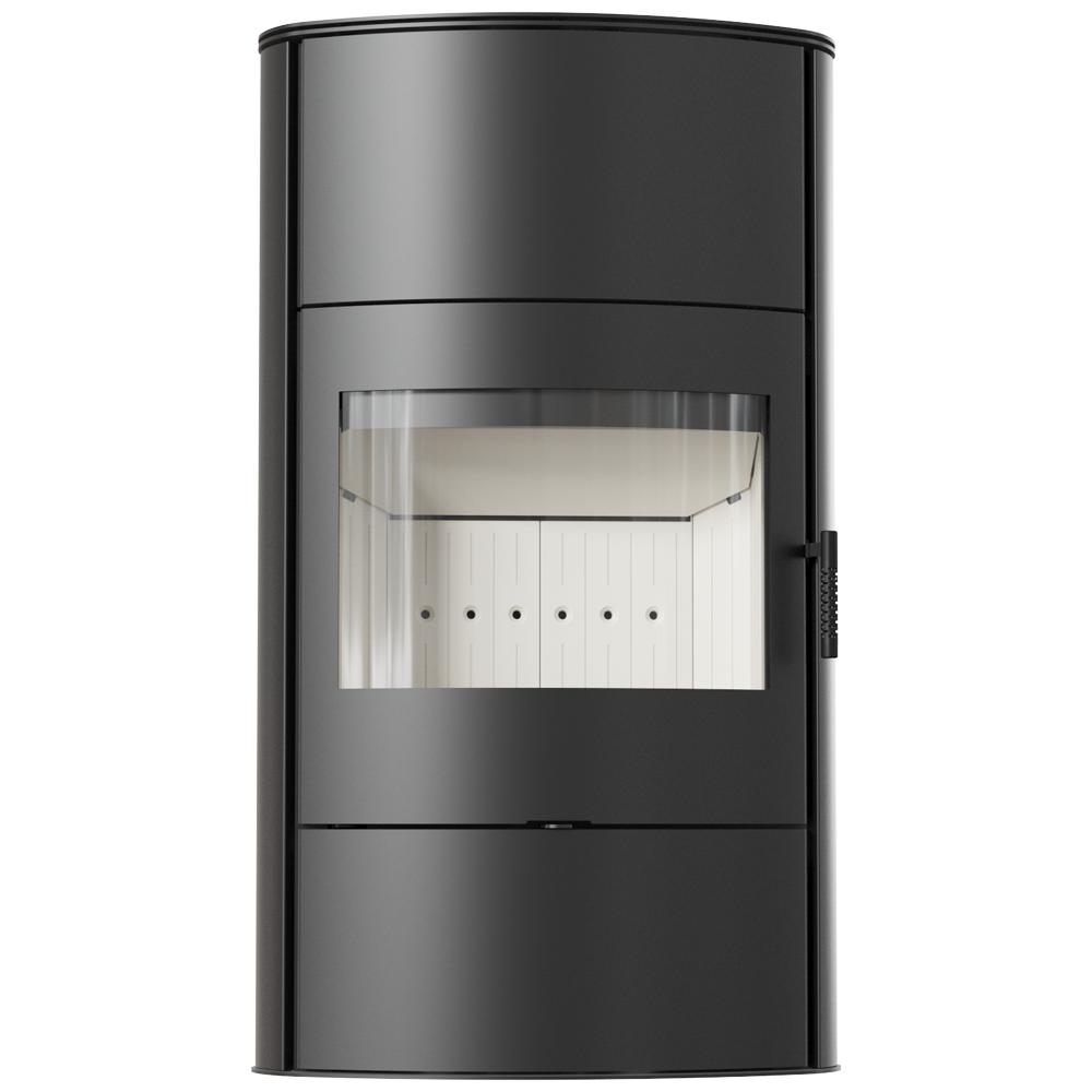 Wood burning steel stove KRATKI AB/S/2/ROLLO High 10 kW Ø 150