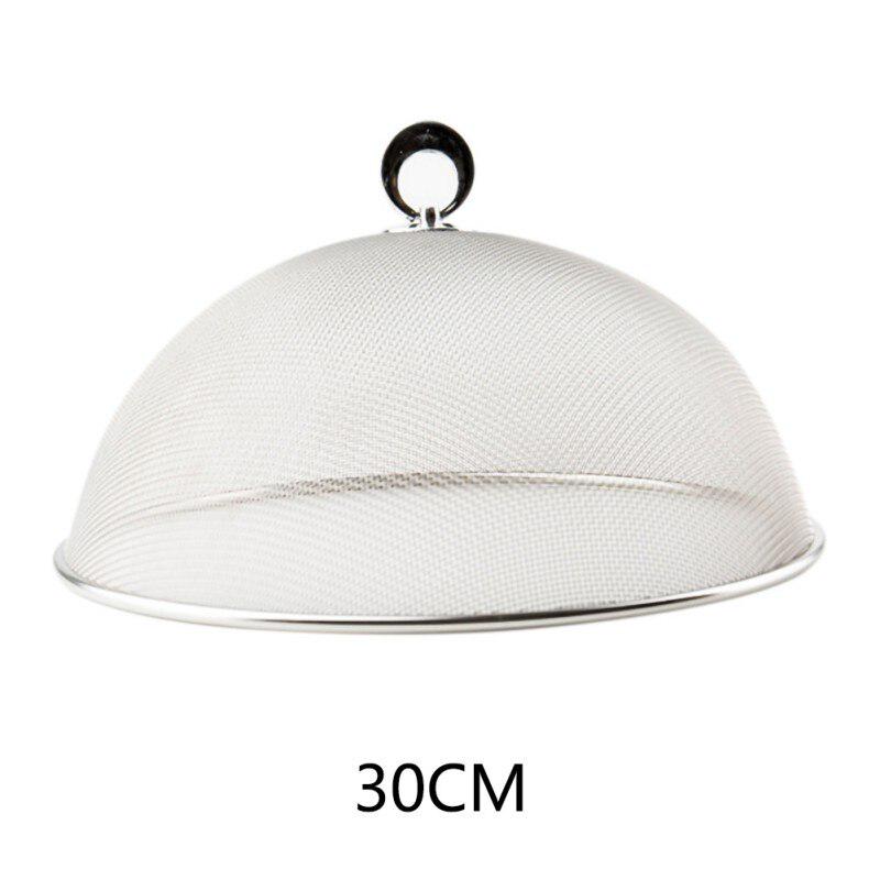 Household Food Cover Stainless Steel Mesh Food Covers Protecting Food Anti Fly Mosquito Food Dish Cover Kitchen Accessories