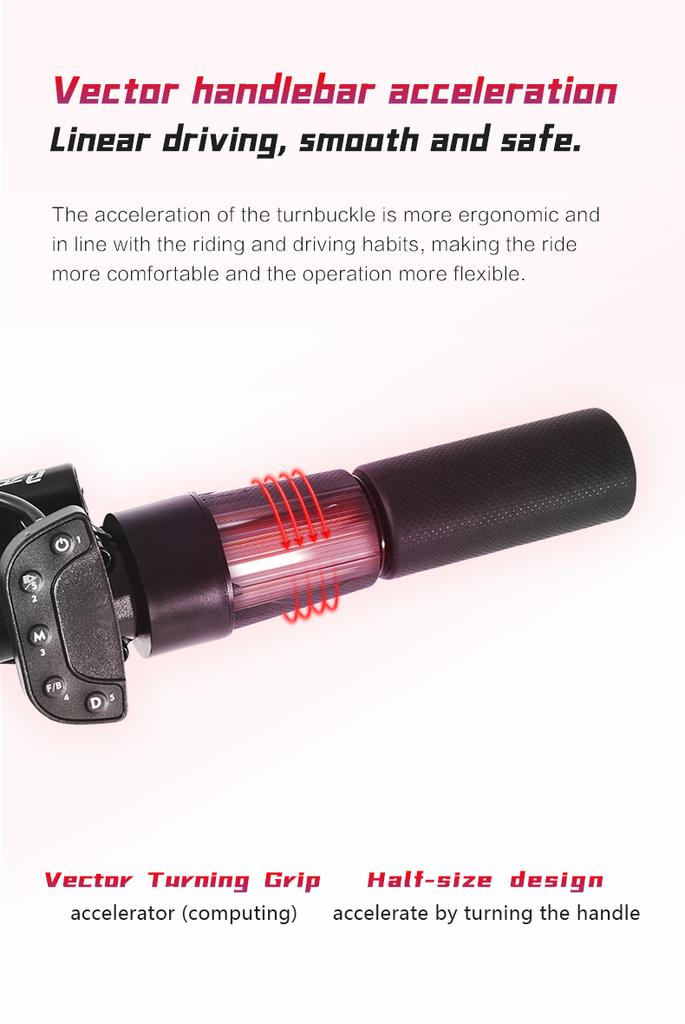 BOYUEDA Q7 Pro Max 1600W Dual Motor Electric Scooter - 70KM/H, 110KM Range, 10" Tires, Foldable Design