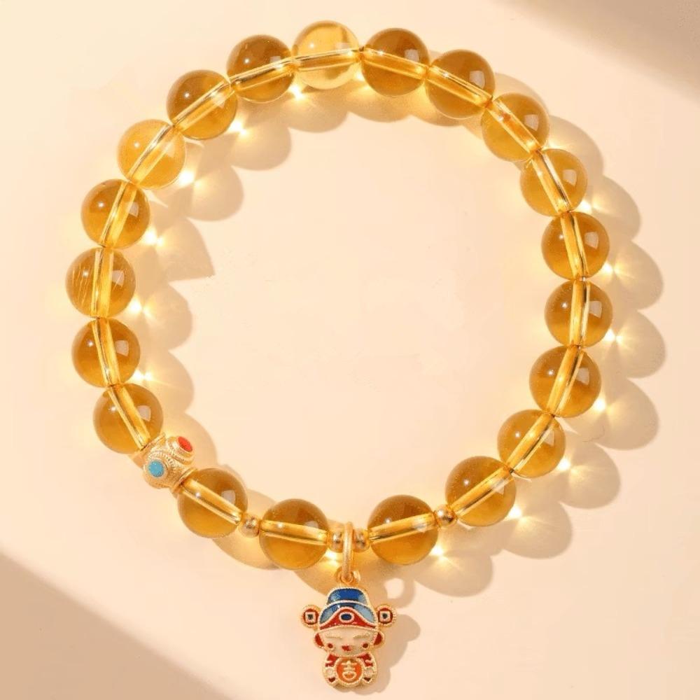 Ancient Five-way God of Wealth Bracelet, Five-color Multi-treasure Fragrant Gray Glazed Couple, Lao Qin Same Bracelet Bracelet Gift