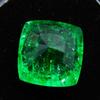 Natural Green Emerald Loose Gemstone Square Cushion Cut 9 ct Colombian for Jewelry Making and Crafts