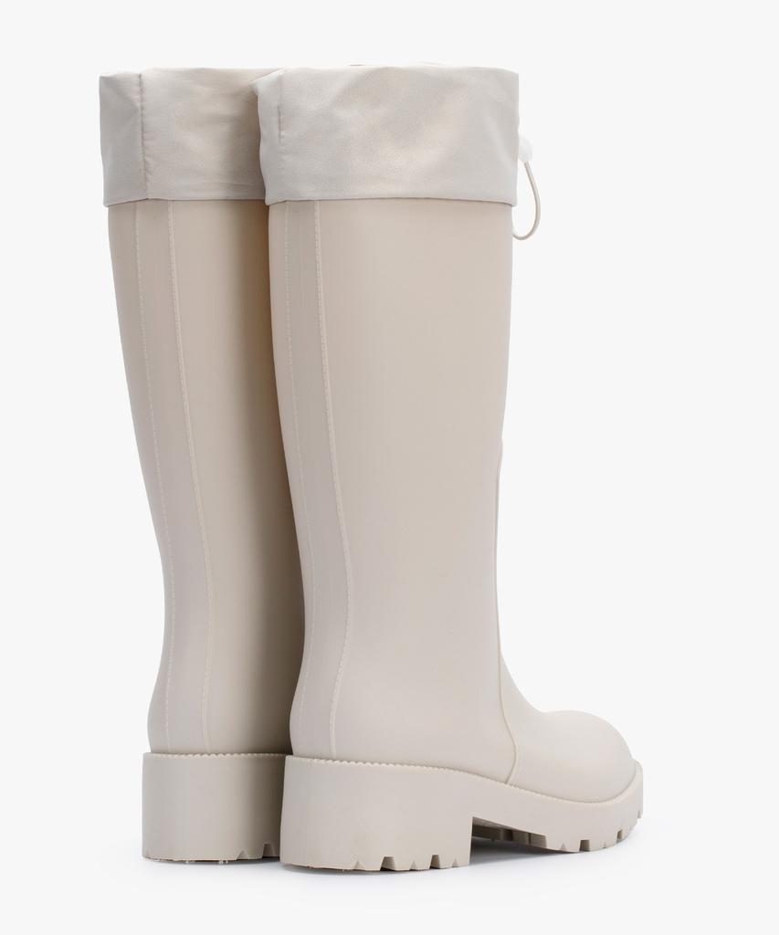 Reclow Rc Hou Long Long Rain Boots Ivory
