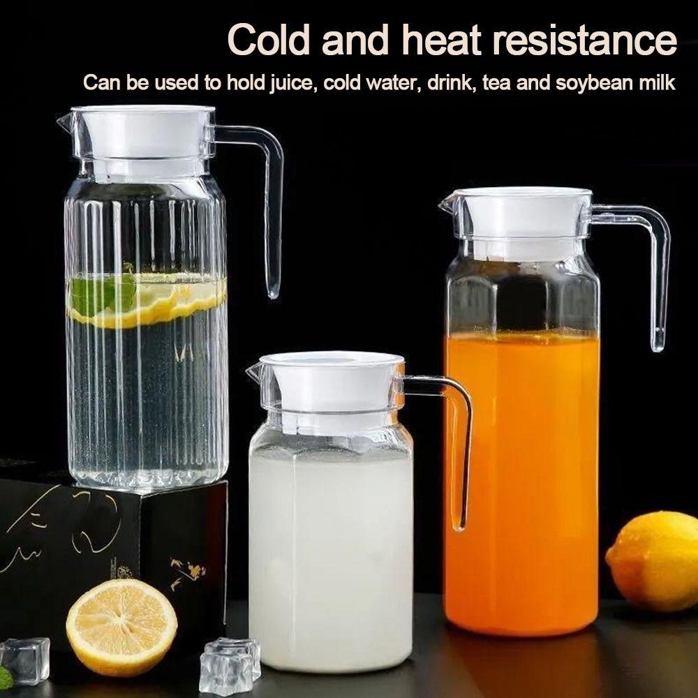 Transparent Water Bottle Large Capacity Juice Cold Water Bottle New Coffee Milk Pot