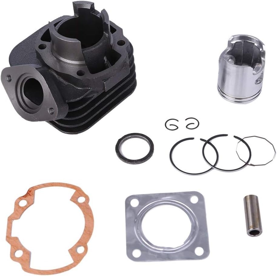 LIVE DIO ST SR ZX Piston and Cylinder Kit for Avan Knight KRB158 Bore-Up 50cc/62cc (50cc)