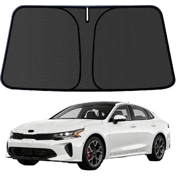 Ized Windshield Sun Shade for Toyota RAV4 -2024 2025 RAV-4 LE XLE Premium Blocks UV Rays Accessories,1:1 Tailored Foldable Thickened Front Window