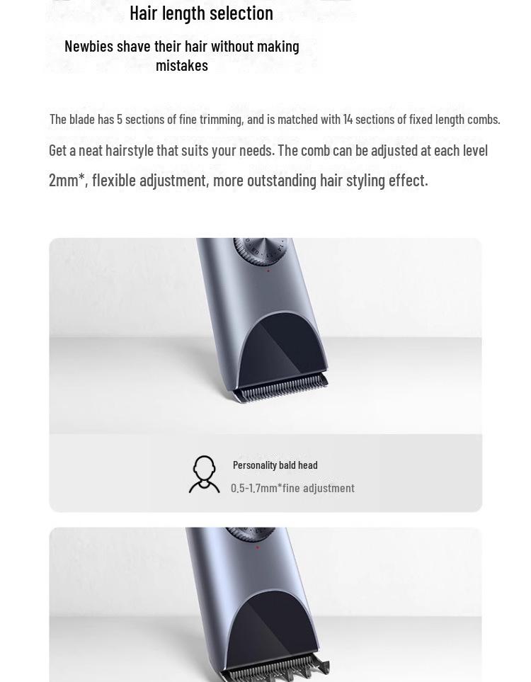 Xiaomi Hair Clipper 2: 1st Gen Electric Ceramic Blade Hair Trimmer for Home & Salon Use