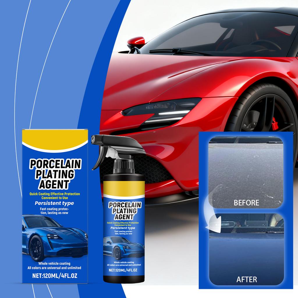 Car Coating Agent Cleans Dirt And Water Spots Waterproofs And Leaves The Car Body Mirror-like Gloss 120ml