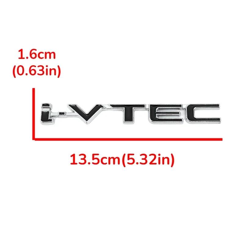 Car Sticker VTEC Emblem Decal for Honda  I VTEC Badge Fit Accord Odyssey CRV HRV Exterior Accessories Decoration