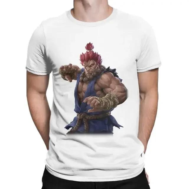Street Fighhtter Sagat  Muay Thai Gaming Hadouken T Shirt for Men Casual Modal Tees Short Sleeve T Shirt Crewneck Tops