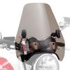 GIVI A601 Medium Universal Fit Handlebar 93973 Windscreen, Brown, (Bar Clamp)