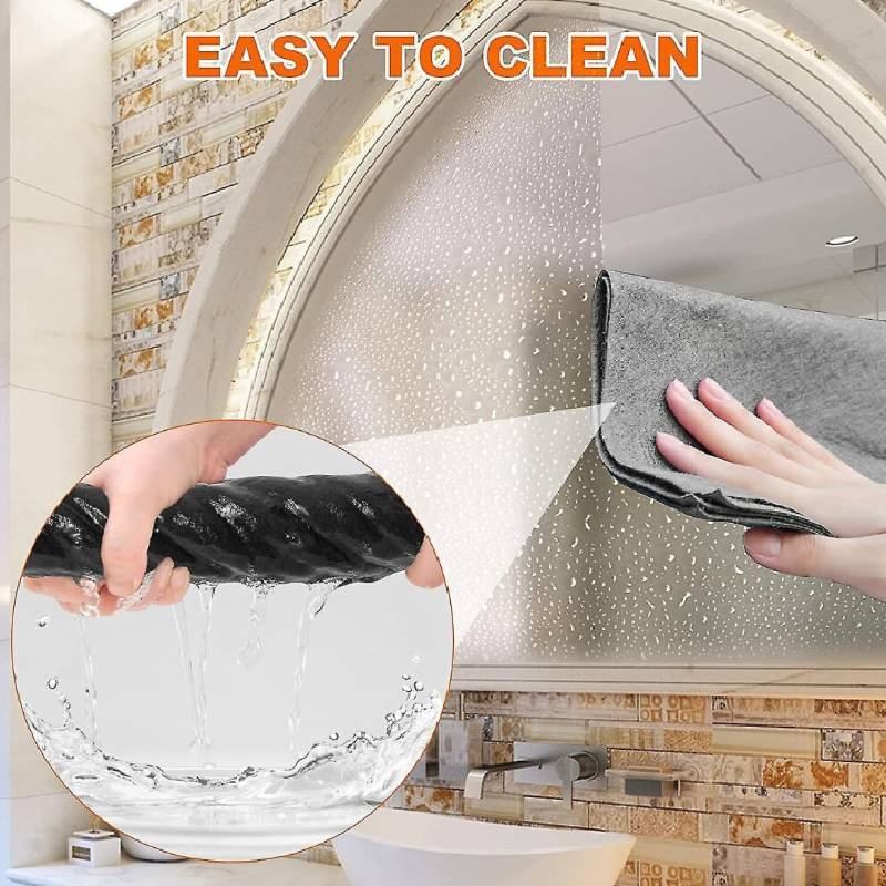 Watermark Removal Cloth For Glass Surfaces Thick And Absorbent For Household Use