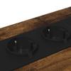 Nightstand Smoked Oak 42 x 41 x 56 cm Engineered Wood