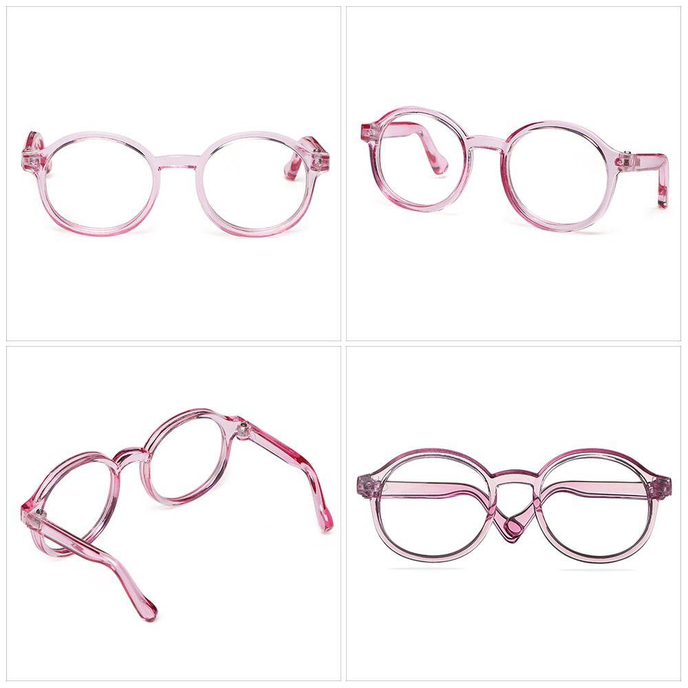 Doll Decoration Toys Round Glasses DIY Accessories Plush Doll Glasses Korean Doll Eyewear