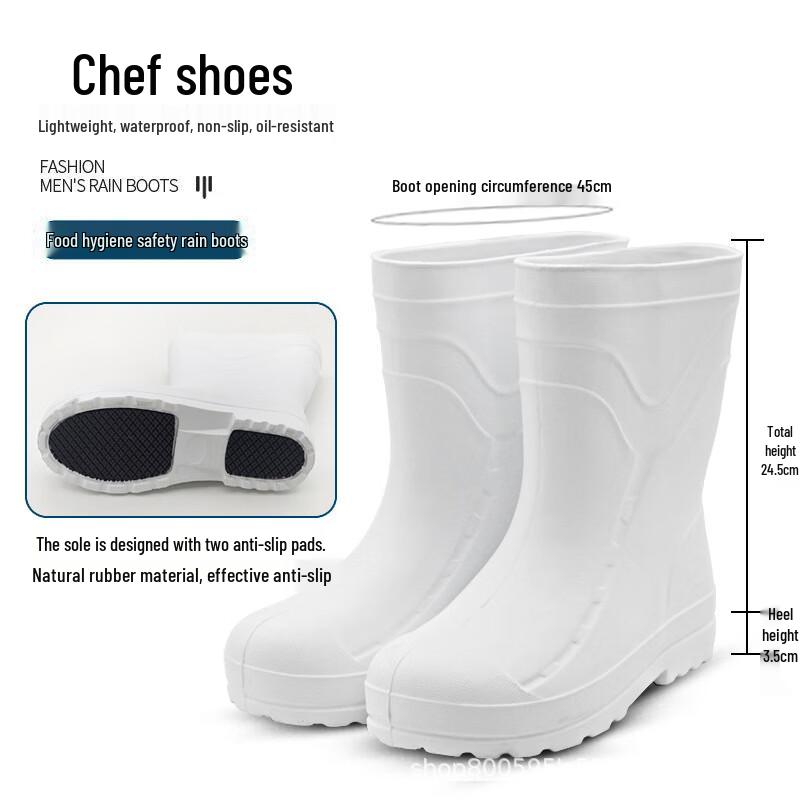 Anti-Slip EVA Chef Rain Shoes 38